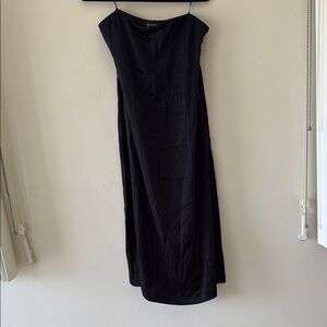 Anine Bing Strapless Black Dress